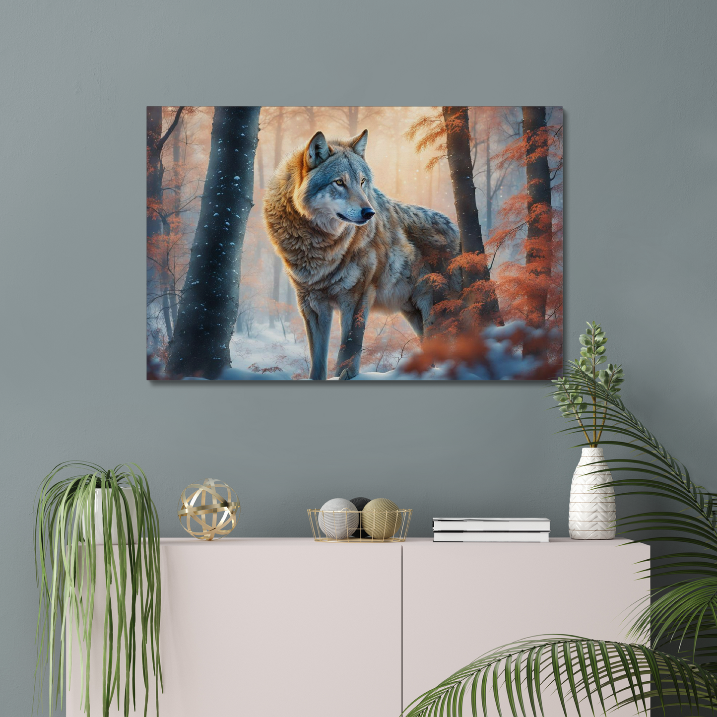 Winter Wolf Canvas