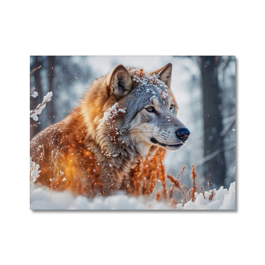 Sunlight Wolf Canvas